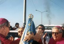 Histórica visita de la imagen original de la Virgen del Valle a la Ciudad de la Rioja, con motivo de los 75º años de la Aureolización pontificia de la imágen de San Nicolás