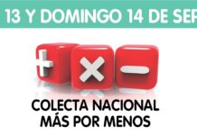 Colecta Mas por Menos | 13 y 14 de septiembre
