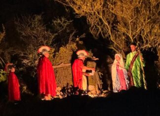 En Campanas volvió a realizarse el Pesebre Viviente