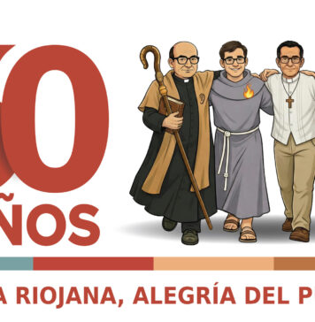 Logo por los 50 años de los Mártires Riojanos