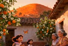 Los 4 mártires en un libro para niños y niñas