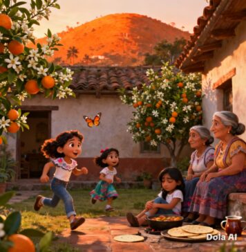 Los 4 mártires en un libro para niños y niñas