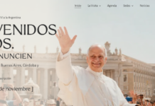 La visita del Papa ya tiene web oficial